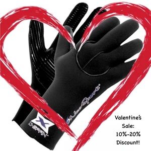 ♥️Sale! NeoSport Henderson 5mm XSPAN Cold Water Sports Neoprene Diving Gloves S